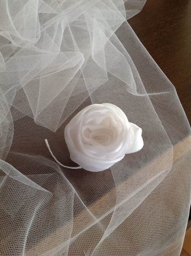 [ 再販 ]  オールドローズのコサージュ