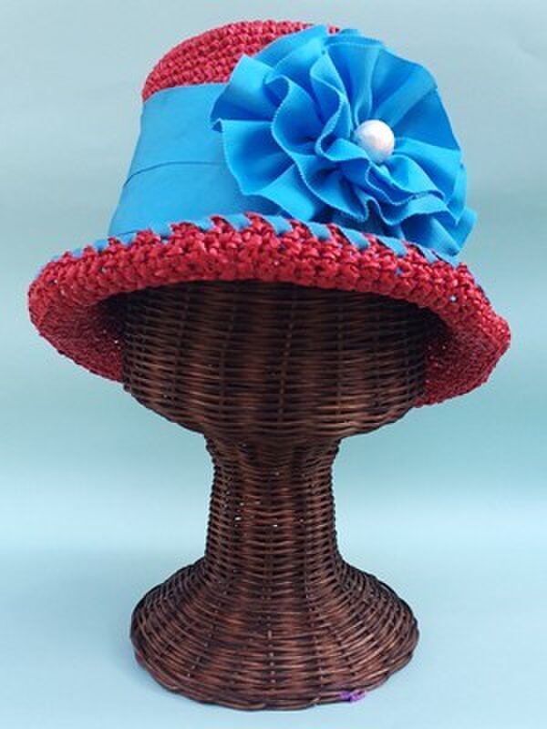 プリンセスHat/山高帽 レッドの画像1枚目