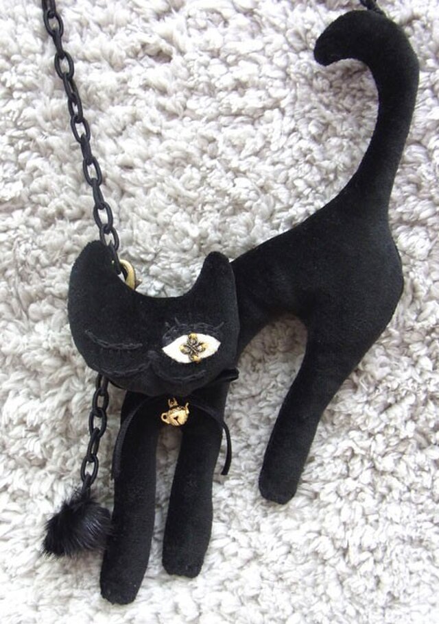 cat necklace☆黒子の画像1枚目