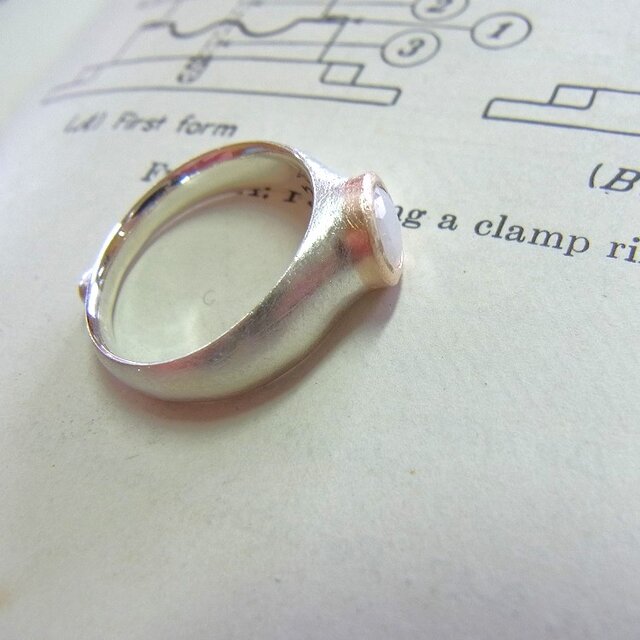 K10 silver925 コンビリング　vintage K10 silver925 コンビリング vintage