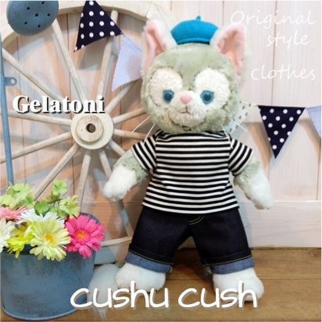 ジェラトーニお洋服　Ｔシャツ＆デニムセット　176J