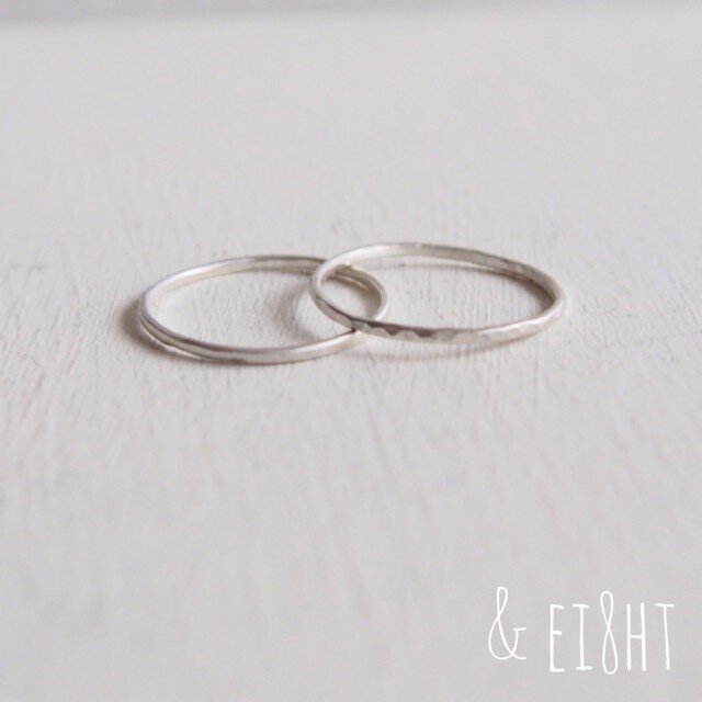 【再販】- Silver - The 2 Ringsの画像1枚目