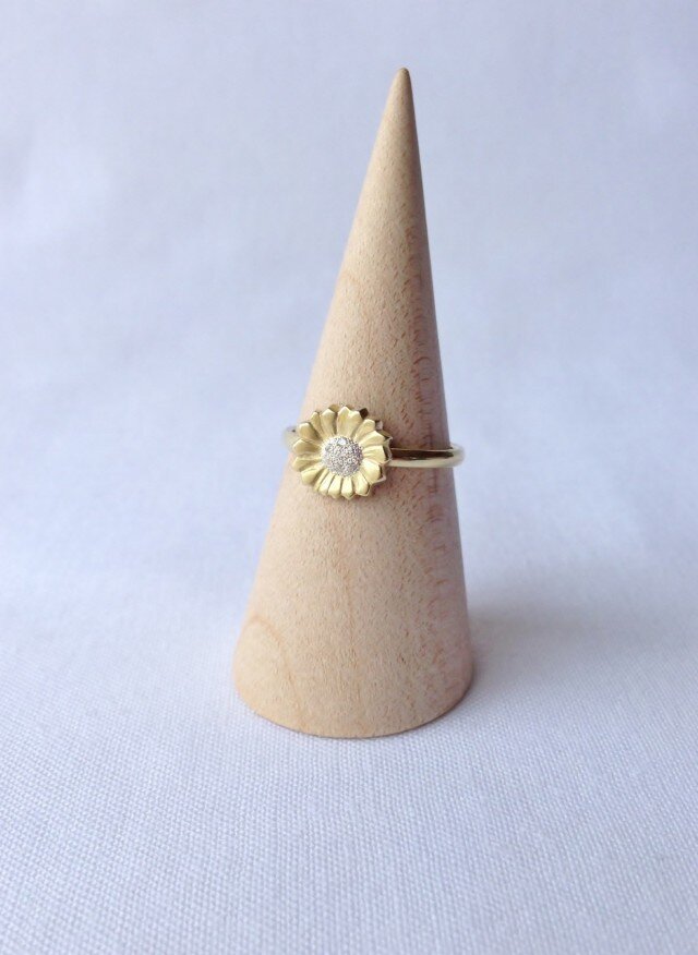 K18Ring Floral ハンドメイド