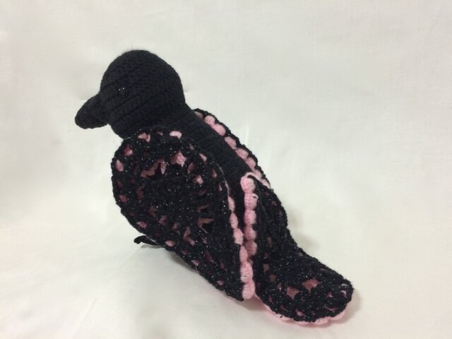 レディ・クロウ からすのあみぐるみ【サンプルセール】の画像1枚目