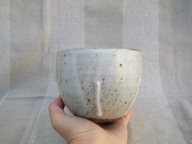 ~J様ご予約品~カフェオレボウル(たて線柄) の画像1枚目