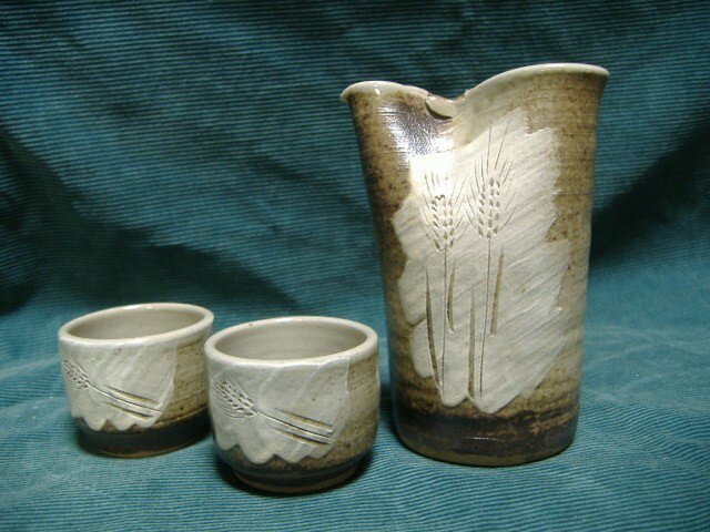 麦穂文様酒器セットの画像1枚目