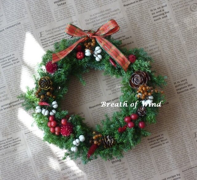 サツマスギのクリスマスリースⅡの画像1枚目