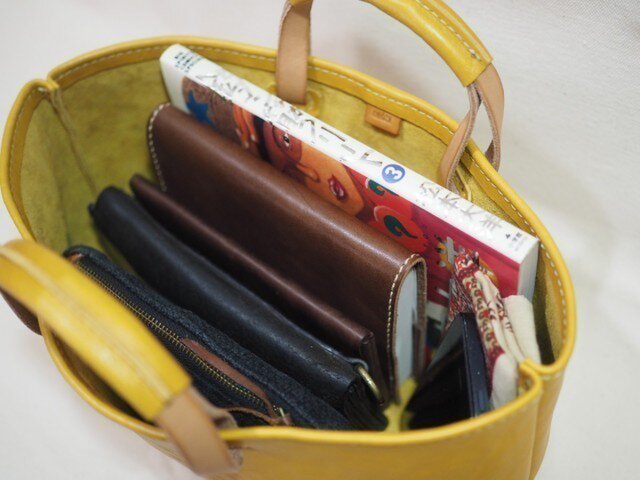 船型のトートバッグ / イエロー | iichi 日々の暮らしを心地よく