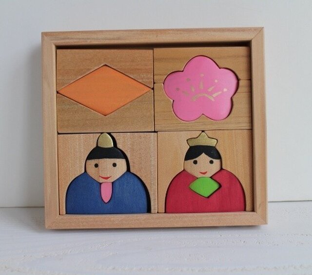 立体パズル(小) ひなセットの画像1枚目
