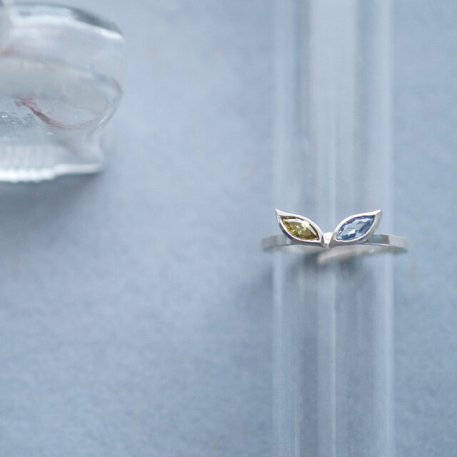 猫目 リング シルバー925