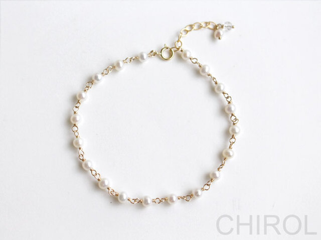 淡水パール ブレスレット/ 14kgf | iichi 日々の暮らしを