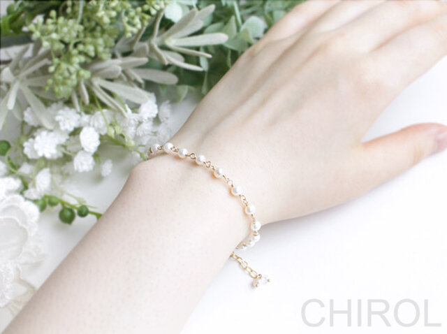 淡水パール ブレスレット/ 14kgf | iichi 日々の暮らしを