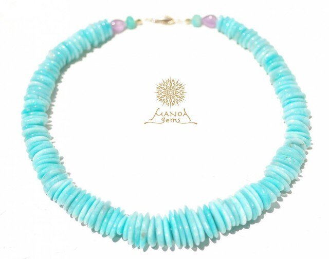 Amazonite*Necklaceの画像1枚目