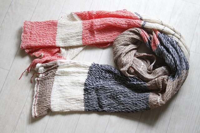 only one shawl cotton100 -2-6-の画像1枚目