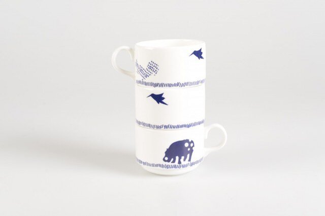Hippo,Bird,Squirrel Cupかばとりりすカップの画像1枚目