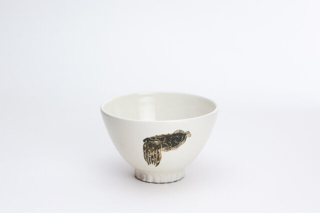 粉引茶碗(コブシメ)の画像1枚目