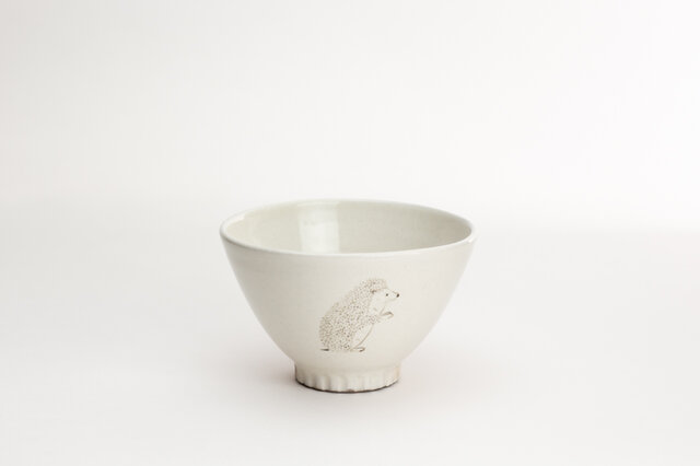 粉引茶碗(ハリネズミ立)の画像1枚目