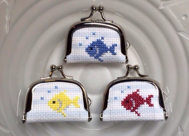 お魚ミニがまぐちの画像1枚目