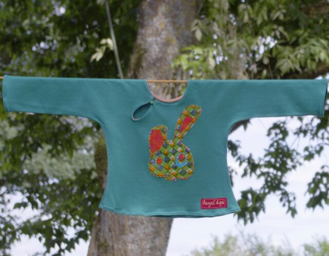 T-shirt Lapin Zinzinの画像1枚目