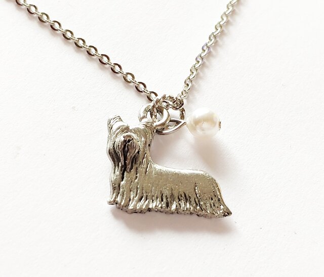 アメリカ製 ヨークシャーテリア（犬） の ネックレス】 | iichi 日々の