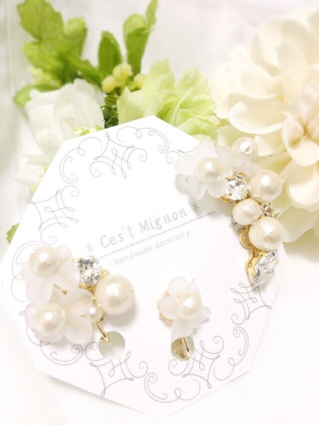 flower earcuffs setupの画像1枚目