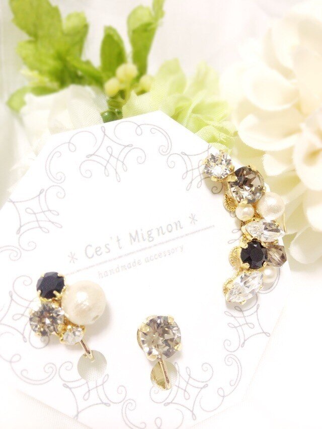 bright earcuff (GRY)