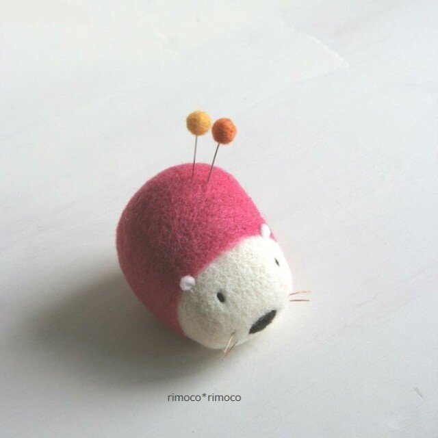 はりねずみ針山・・・(ローズピンク)の画像1枚目