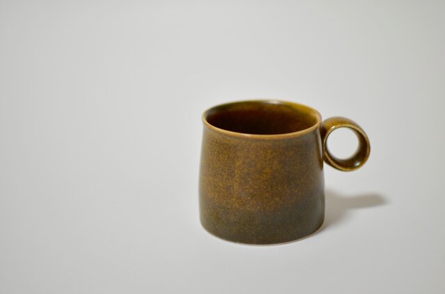 コーヒーカップ 茶の画像1枚目
