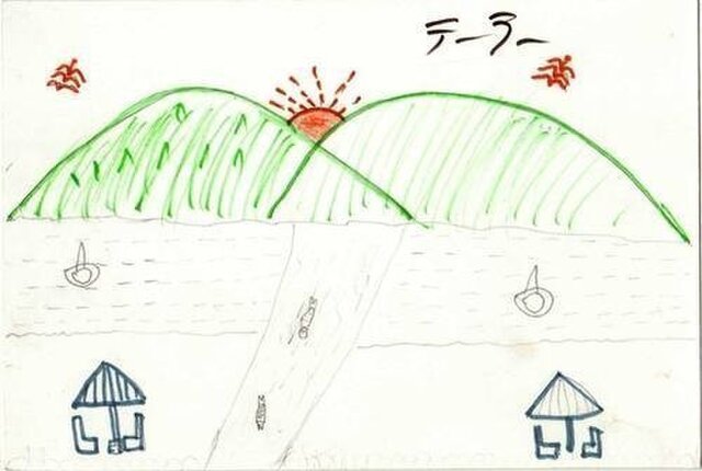 カンボジア地雷原の子供たちが描くポストカード 原画 Iichi ハンドメイド クラフト作品 手仕事品の通販