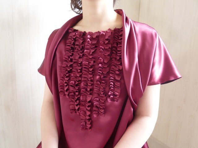 ◎フォーマル●2点ボレロ+シャボン玉op卒業/入学/結婚式/パーティー/二次会●5~31号サイズ豊富の画像1枚目