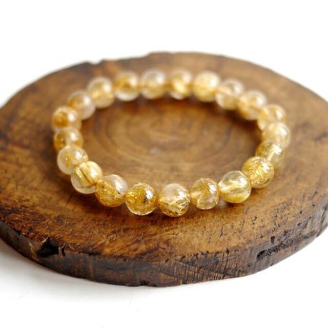 ルチルクォーツブレスレット 242