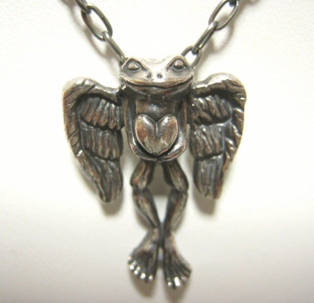 妖精詩集／聖ヴァレンティヌス（カエルのヴァレンティヌス）シルバー iichi 日々の暮らしを心地よくするハンドメイドやアンティークのマーケットプレイス