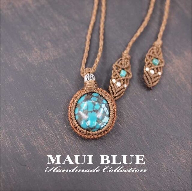 362-チベタンターコイズのネックレス | iichi 日々の暮らしを心地よく