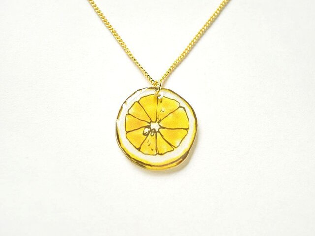 012 LEMON NECKLACEの画像1枚目
