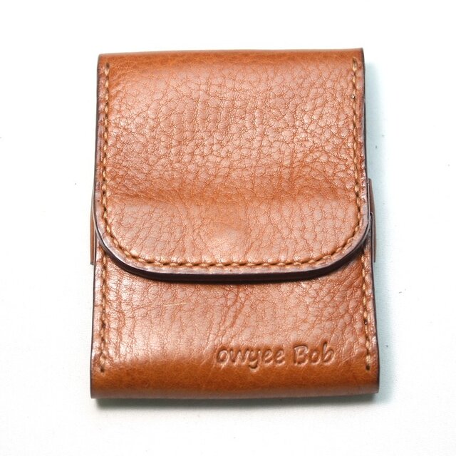取り出しやすいコインケース（Brown）