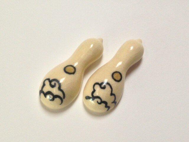 ひょうたんの箸置き(月雲 : 1個) | iichi 日々の暮らしを