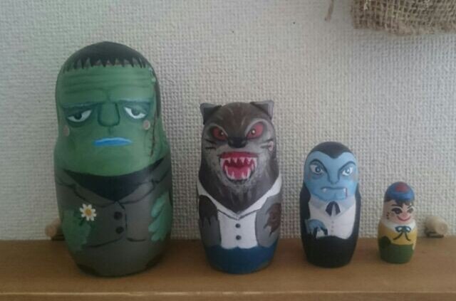 西洋妖怪マトリョーシカ(4人組)の画像1枚目