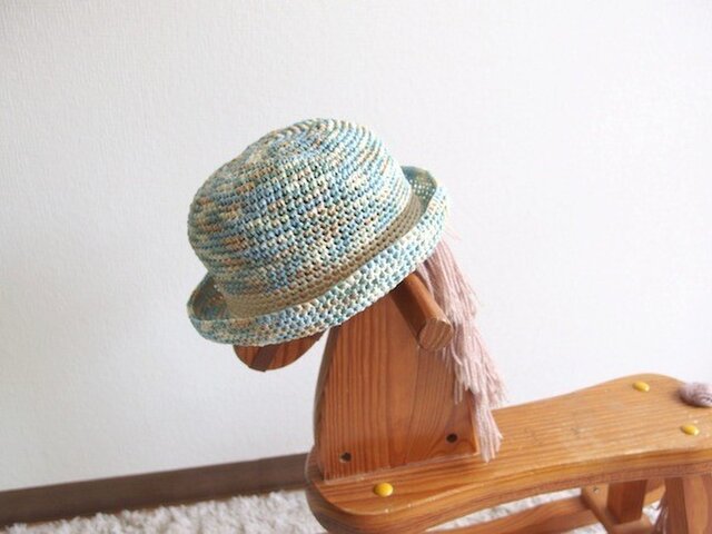 夏の海色ハット<キッズ>の画像1枚目