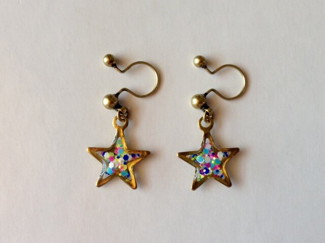 ノンホールピアス No.695スターの画像1枚目