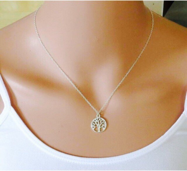ツリー・オブ・ライフ 生命の樹ネックレス シルバー | iichi 日々の
