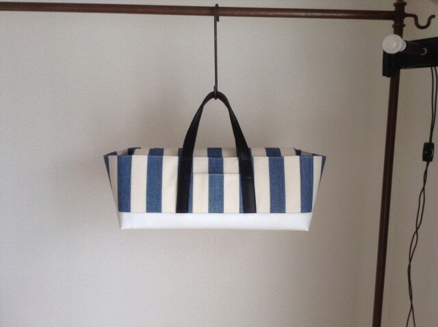 Tool box bag(酒バッグ)藍染め帆布の画像1枚目