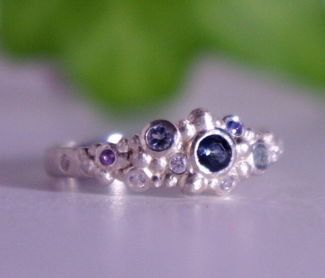 ブルートパーズ・アクアマリンSilverリング ROCA(ロカ)の画像1枚目