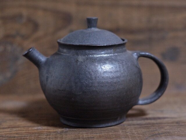 【reserved】black pot(left one)の画像1枚目