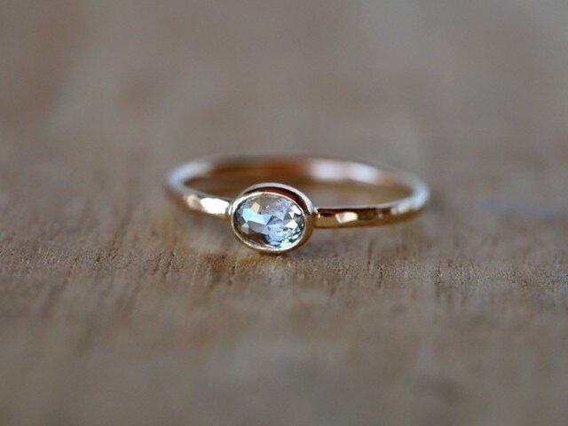 A Dew Drop diamond Ringの画像1枚目