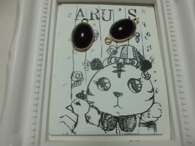 付け替えペンダントトップオニキスの画像1枚目