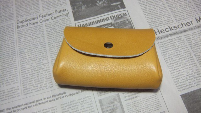 アコーディオン♪お財布(キャメルシボ)の画像1枚目