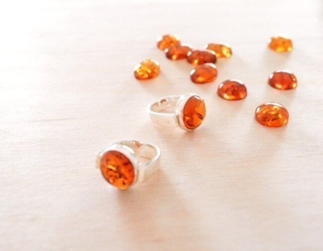 Round Amber Ringの画像1枚目