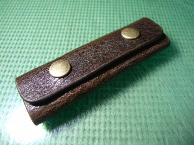 買い物袋用グリップ 焦げ茶の画像1枚目