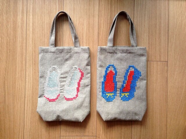 ☆SN様オーダー品☆シューズバッグセットの画像1枚目