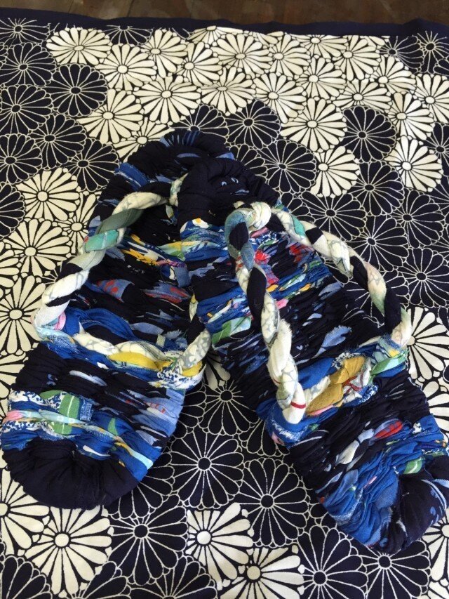 浴衣で作る*布草履の画像1枚目